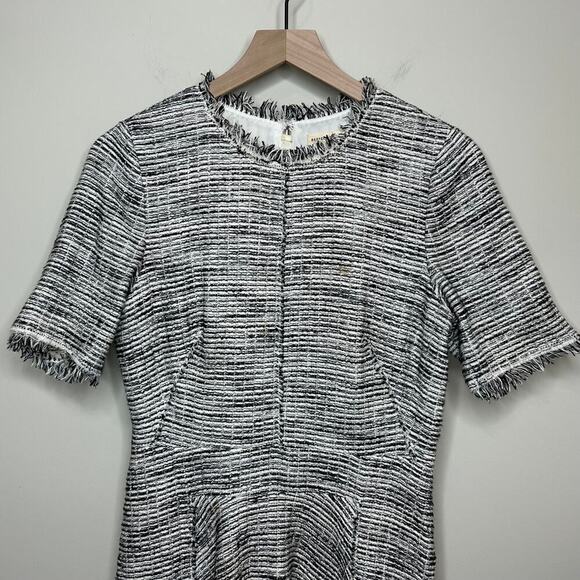 Rebecca Taylor Boucle Tweed A-Line Dress Size 8 - Picture 2 of 12